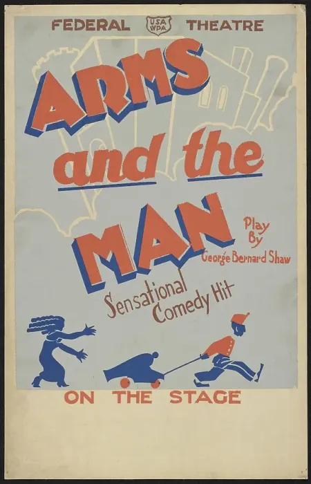 Framed Print : Arms and the Man, [193-]. Creator: Unknown