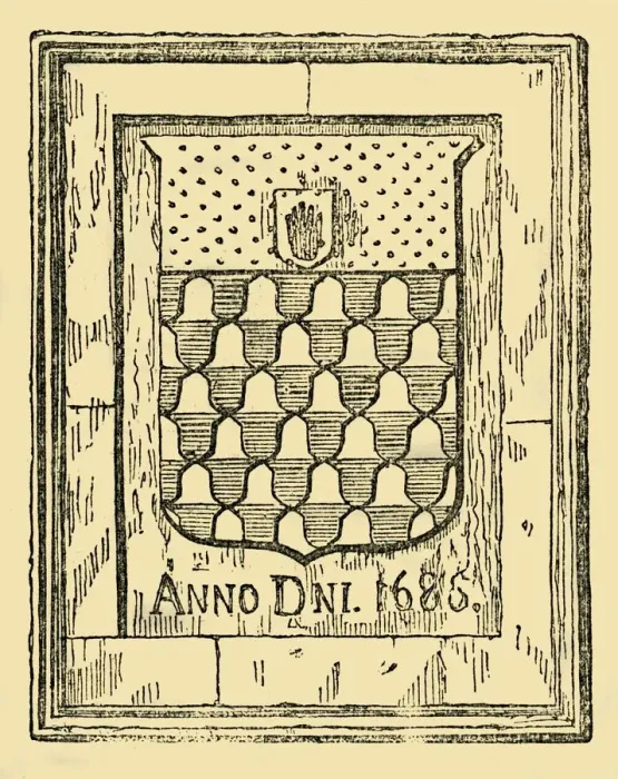 Framed Print : The Arms of Tichborne, (1881). Creator: Unknown Framed Print : The Arms of Tichborne, (1881). Creator: Unknown