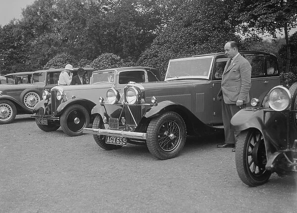 Armstrong-Siddeley, Daimler and Talbot Six Light saloons at the RSAC Scottish Rally, 1933
