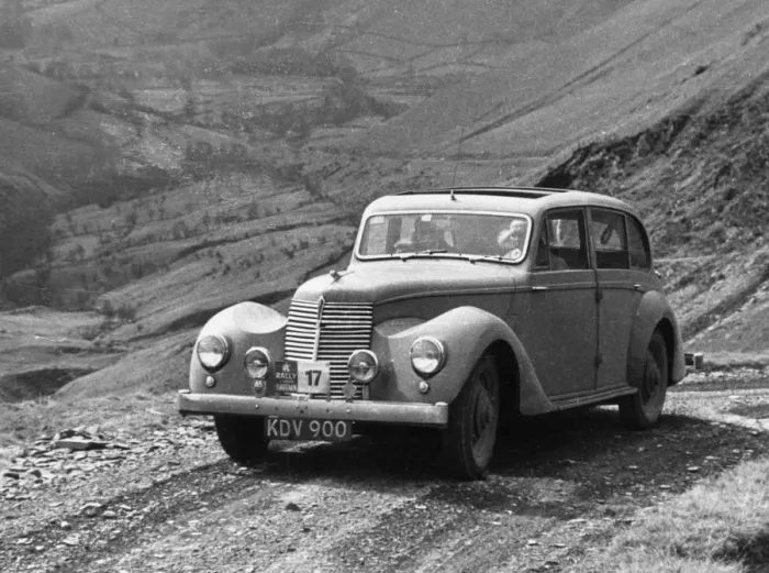 Framed Print : Armstrong Siddeley Lancaster on 1949 R. A. C. Rally. Creator: Unknown Framed Print : Armstrong Siddeley Lancaster on 1949 R. A. C. Rally. Creator: Unknown