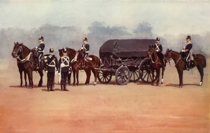 Framed Print : Army Service Corps, 1900. Creator: Gregory & Co Framed Print : Army Service Corps, 1900. Creator: Gregory & Co