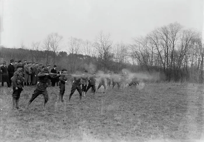 Framed Print : Army, U.S. Machine Gun Tests, 1918. Creator: Harris & Ewing. Army, U.S. Machine Gun Tests, 1918. Creator: Harris & Ewing Framed Print : Army, U.S. Machine Gun Tests, 1918. Creator: Harris & Ewing. Army, U.S. Machine Gun Tests, 1918. Creator: Harris & Ewing