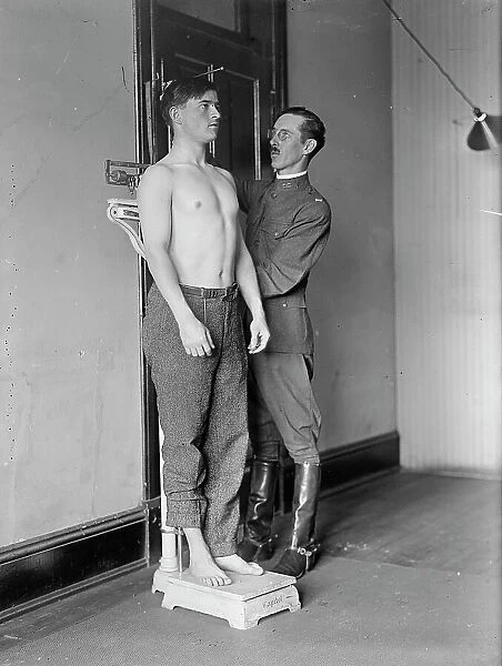 Army, U.S. Physical Examination, 1917. Creator: Harris & Ewing. Army, U.S. Physical Examination, 1917. Creator: Harris & Ewing