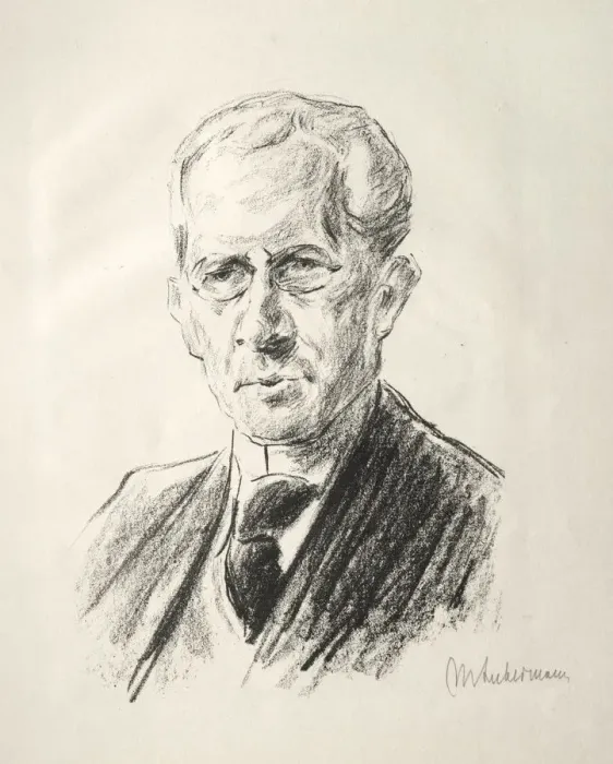 Framed Print : Arno Holz Mappe: Portrait Arno Holz, 1923. Creator: Max Liebermann (German, 1847-1935) Framed Print : Arno Holz Mappe: Portrait Arno Holz, 1923. Creator: Max Liebermann (German, 1847-1935)