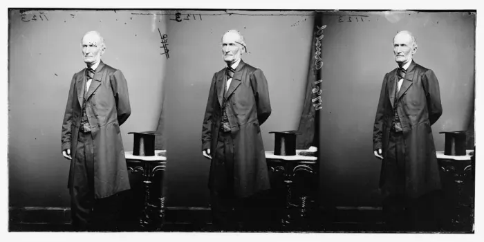 Framed Print : Arnold, Hon. Isaac Newton of ILL, aide to Colonel Hunter at Battle of Bull Run, c. 1860-1865. Creator: Unknown Framed Print : Arnold, Hon. Isaac Newton of ILL, aide to Colonel Hunter at Battle of Bull Run, c. 1860-1865. Creator: Unknown