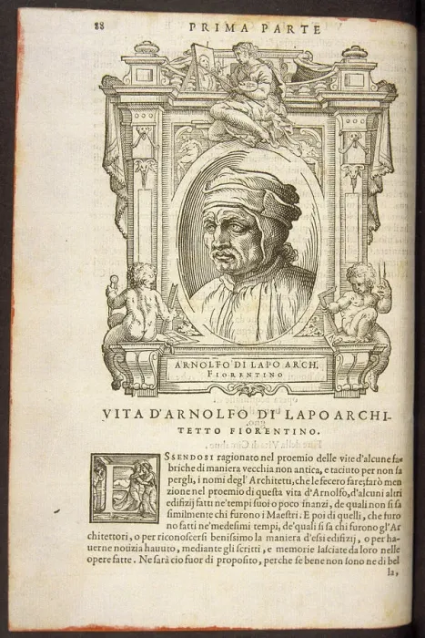 Framed Print : Arnolfo di Cambio, ca 1568 Framed Print : Arnolfo di Cambio, ca 1568