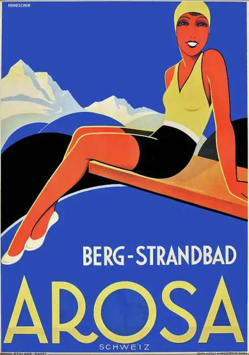 Framed Print : Arosa, 1933. Creator: Handschin; Johannes (1899-1948) Framed Print : Arosa, 1933. Creator: Handschin; Johannes (1899-1948)