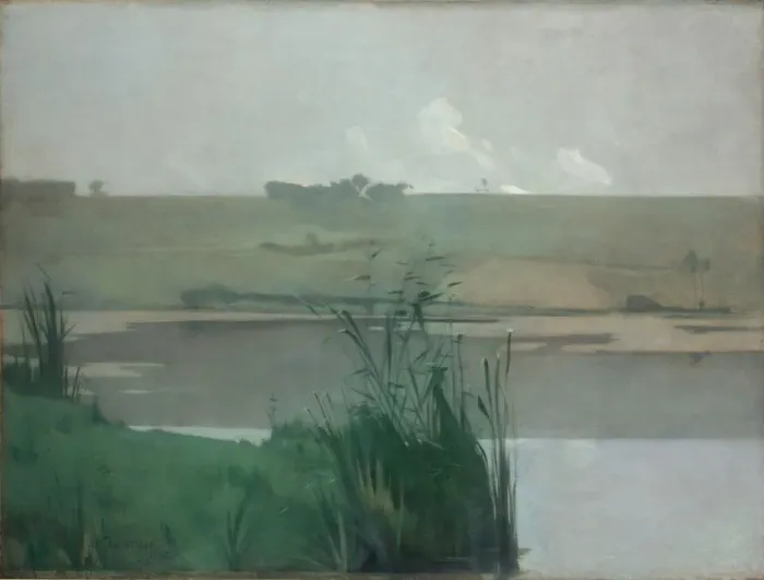 Framed Print : Arques-la-Bataille, 1885. Creator: John Henry Twachtman Framed Print : Arques-la-Bataille, 1885. Creator: John Henry Twachtman