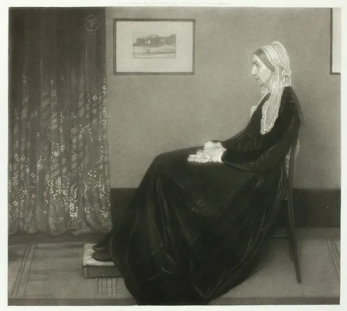 Framed Print : Arrangement in Grey and Black No. 1: Portrait of the Artist's Mother, 1879. Creator: Richard Josey Framed Print : Arrangement in Grey and Black No. 1: Portrait of the Artist's Mother, 1879. Creator: Richard Josey