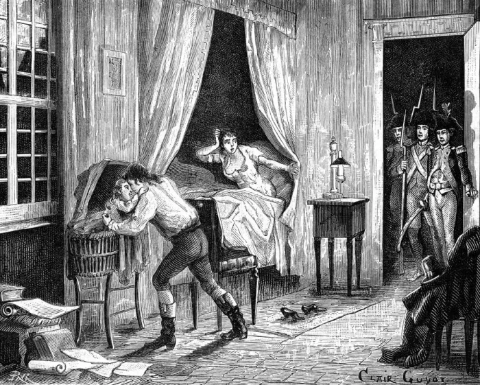 Framed Print : The arrest of Camille Desmoulins, 31st march 1794 (1882-1884)