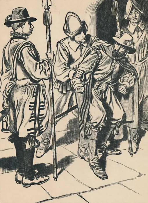Framed Print : The Arrest of Guy Fawkes, c1907 Framed Print : The Arrest of Guy Fawkes, c1907