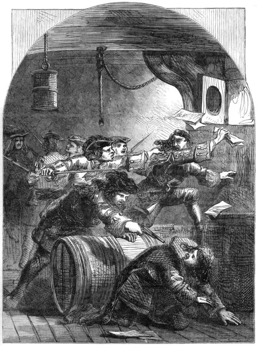 Framed Print : Arrest of Jacobites, (19th century)