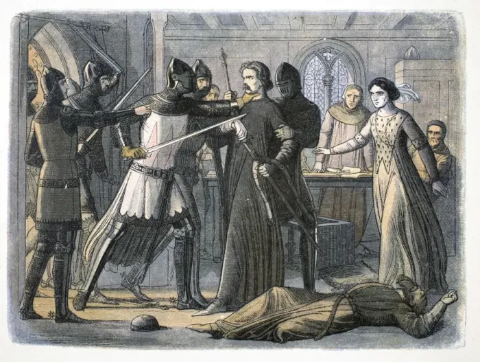 Framed Print : The arrest of Sir Roger Mortimer, Nottingham Castle, 1330 (1864) Framed Print : The arrest of Sir Roger Mortimer, Nottingham Castle, 1330 (1864)
