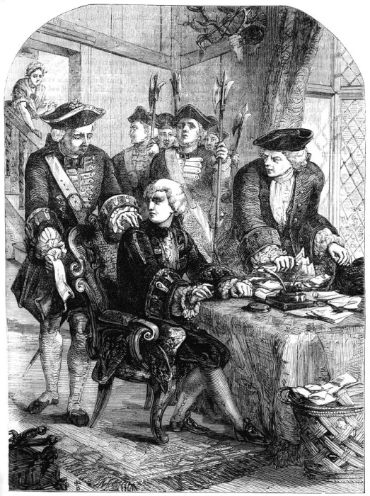Framed Print : Arrest of Sir William Wyndham, c1715, (19th century) Framed Print : Arrest of Sir William Wyndham, c1715, (19th century)