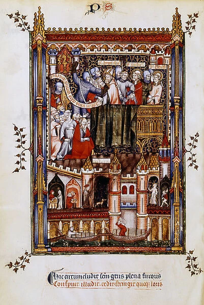 The arrest of St Denis, 1317