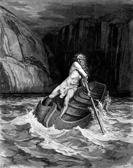 Framed Print : Arrival of Charon, 1857 Framed Print : Arrival of Charon, 1857