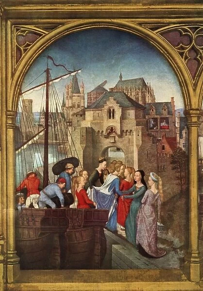 Arrival in Cologne, 1489. Creator: Hans Memling