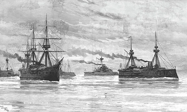 The Arrival of the French Fleet in English Waters, 1891. Creator: Joseph Nash
