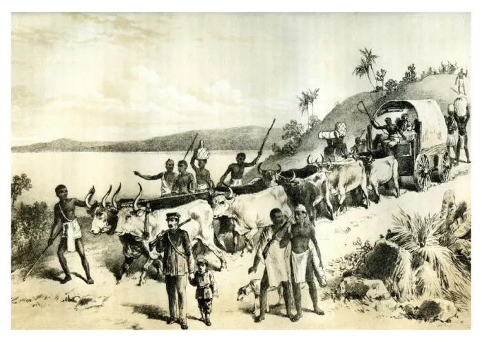 Framed Print : The Arrival at Lake Ngami, 1883 Framed Print : The Arrival at Lake Ngami, 1883