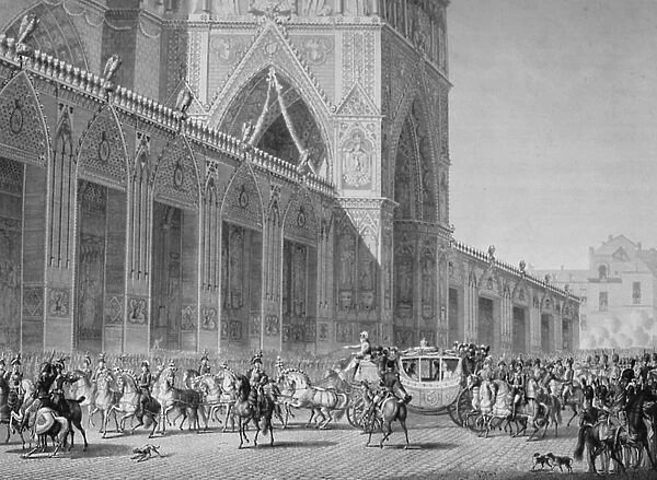Arrival at Notre Dame, 2nd December, 1804, 19th century