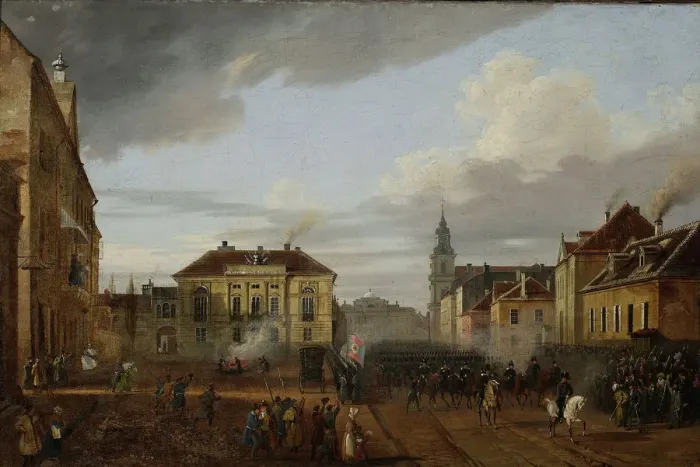 Framed Print : Arrival of the Polish regiments to Warsaw, 1831 Framed Print : Arrival of the Polish regiments to Warsaw, 1831