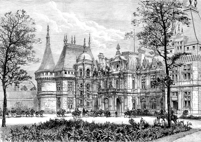 Framed Print : Arrival of the Queen at Waddesdon Manor, 1890. Creator: Unknown Framed Print : Arrival of the Queen at Waddesdon Manor, 1890. Creator: Unknown
