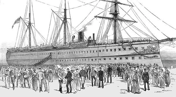 'Arrival of the Seventeenth Lancers from India; The Regiment Disembarking from H.M. Troopship 'Sera Creator: Unknown. 'Arrival of the Seventeenth Lancers from India; The Regiment Disembarking from H.M. Troopship 'Sera Creator: Unknown
