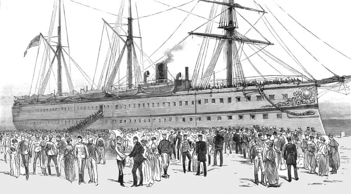 Framed Print : Arrival of the Seventeenth Lancers from India; The Regiment Disembarking from H.M. Troopship Sera Creator: Unknown. Arrival of the Seventeenth Lancers from India; The Regiment Disembarking from H.M. Troopship Sera Creator: Unknown Framed Print : Arrival of the Seventeenth Lancers from India; The Regiment Disembarking from H.M. Troopship Sera Creator: Unknown. Arrival of the Seventeenth Lancers from India; The Regiment Disembarking from H.M. Troopship Sera Creator: Unknown