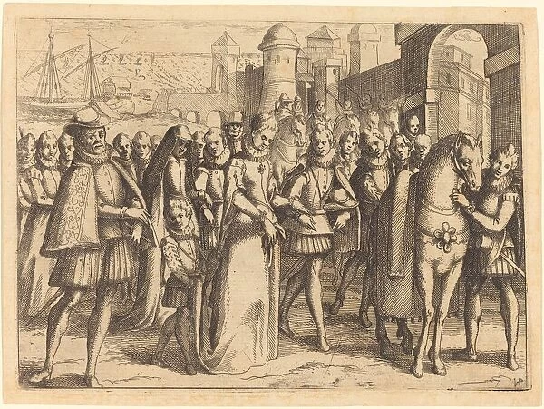 Arrival at Valencia, 1612. Creator: Jacques Callot