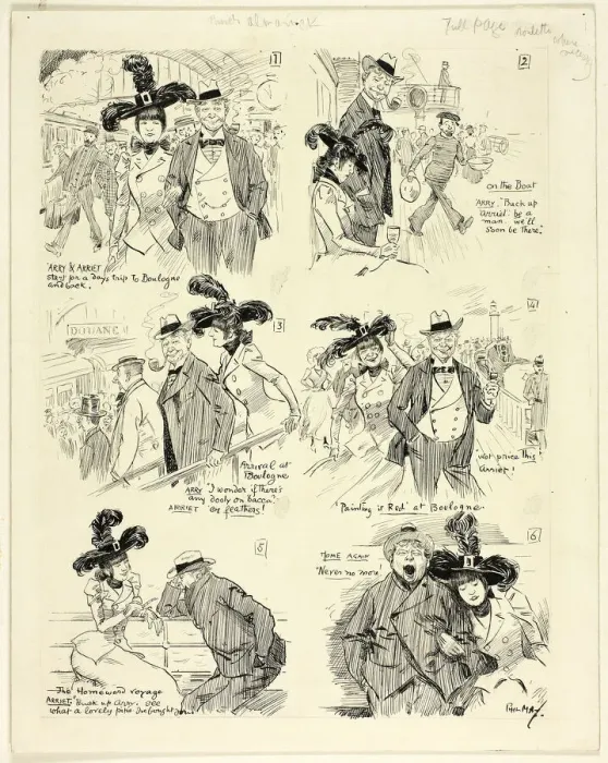 Framed Print : Arry and Arriet, n. d. Creator: Philip William May Framed Print : Arry and Arriet, n. d. Creator: Philip William May