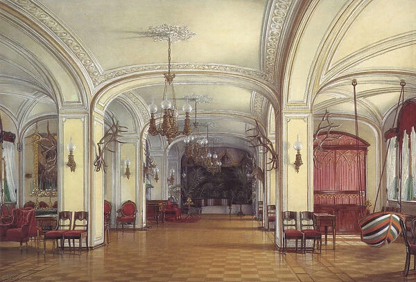 The Arsenal Hall at the Gatchina Palace, 1876