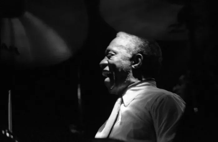Framed Print : Art Blakey, Ronnie Scotts, London, 1983. Artist: Brian O Connor Framed Print : Art Blakey, Ronnie Scotts, London, 1983. Artist: Brian O Connor