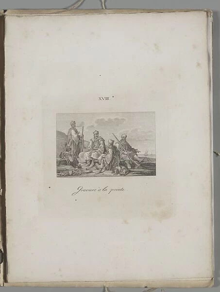 Art of the Lithograph: Albanian, Plate XVIII, 1819. Creator: Alois Senefelder (German, 1771-1834)