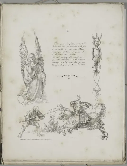 Framed Print : Art of the Lithograph: Three Designs from Dürers Prayer Book, Plate V, 1819 Framed Print : Art of the Lithograph: Three Designs from Dürers Prayer Book, Plate V, 1819