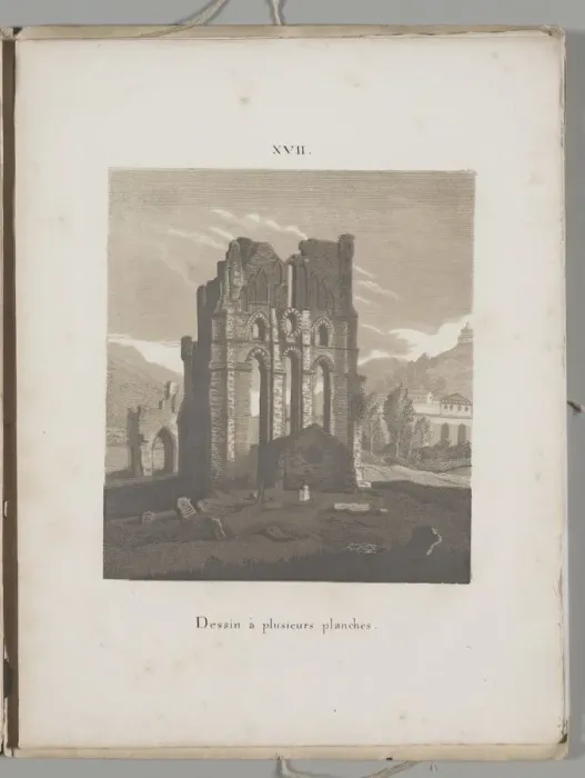 Framed Print : Art of the Lithograph: Italian Church Ruin, Plate XVII, 1819. Creator: Alois Senefelder (German Framed Print : Art of the Lithograph: Italian Church Ruin, Plate XVII, 1819. Creator: Alois Senefelder (German