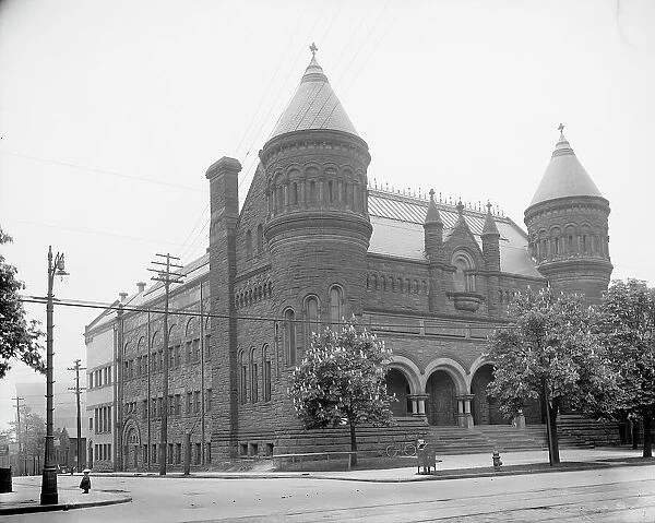 Art museum [Detroit Museum of Art], Detroit, Mich. between 1900 and 1910. Creator: Unknown