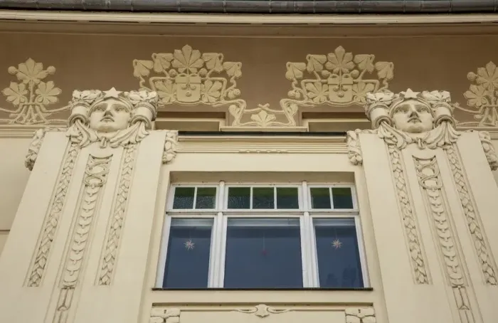 Framed Print : Art nouveau residence, Cranachstrasse 8, Weimar, Germany, 2018. Artist: Alan John Ainsworth Framed Print : Art nouveau residence, Cranachstrasse 8, Weimar, Germany, 2018. Artist: Alan John Ainsworth