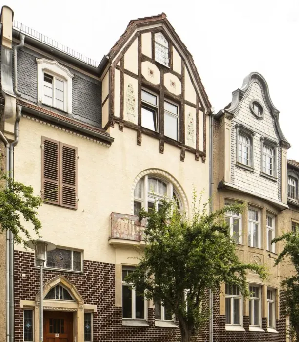 Framed Print : Art nouveau villas, Cranachstrasse 4-6, Weimar, Germany, 2018. Artist: Alan John Ainsworth Framed Print : Art nouveau villas, Cranachstrasse 4-6, Weimar, Germany, 2018. Artist: Alan John Ainsworth