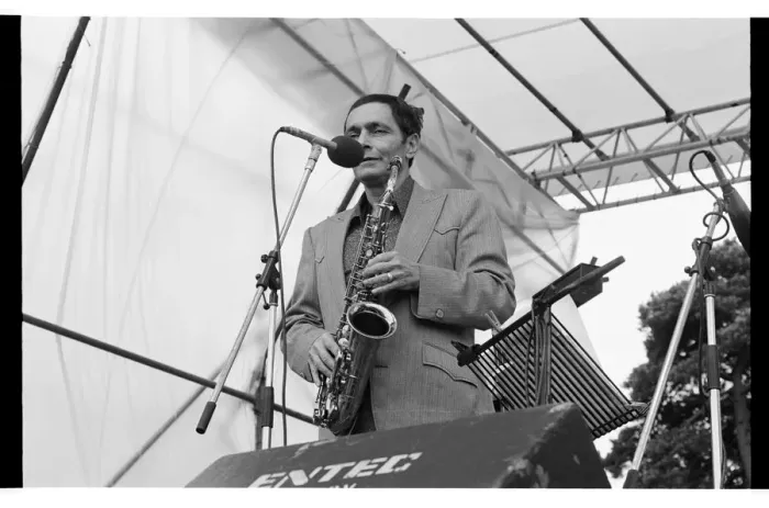 Framed Print : Art Pepper, Capital Jazz, Knebworth, 1981. Artist: Brian O Connor Framed Print : Art Pepper, Capital Jazz, Knebworth, 1981. Artist: Brian O Connor