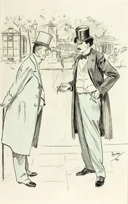 Framed Print : What Made You Take Up Art as a Profession?, 1894. Creator: Philip William May Framed Print : What Made You Take Up Art as a Profession?, 1894. Creator: Philip William May