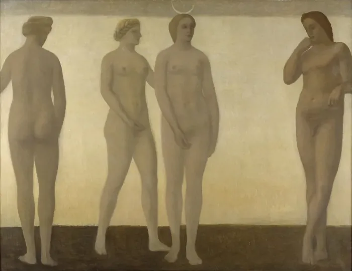 Framed Print : Artemis, 1893-1894. Creator: Vilhelm Hammershøi Framed Print : Artemis, 1893-1894. Creator: Vilhelm Hammershøi
