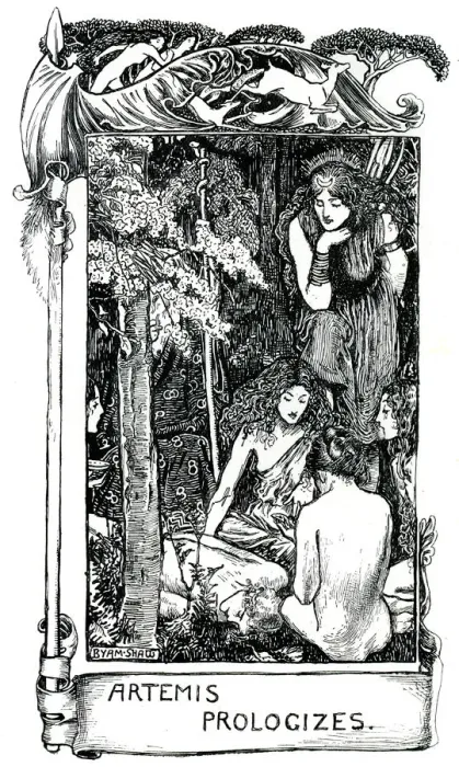 Framed Print : Artemis Prologizes, 1898. Artist: Byam Shaw Framed Print : Artemis Prologizes, 1898. Artist: Byam Shaw