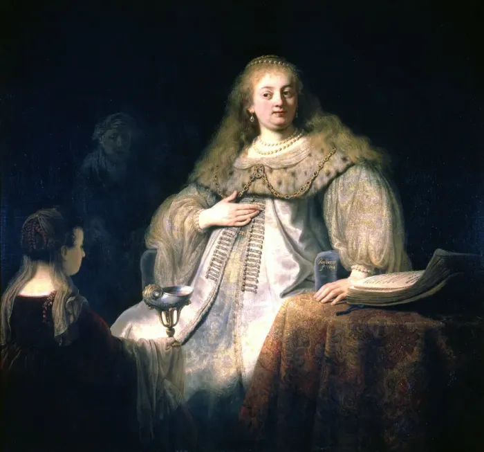 Framed Print : Artemisia, 1634. Artist: Rembrandt Harmensz van Rijn Framed Print : Artemisia, 1634. Artist: Rembrandt Harmensz van Rijn