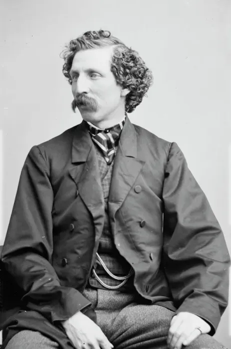Framed Print : Artemus Ward, between 1855 and 1865. Creator: Unknown Framed Print : Artemus Ward, between 1855 and 1865. Creator: Unknown