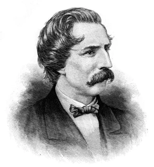 Framed Print : Artemus Ward, American humourist and writer, c1880 Framed Print : Artemus Ward, American humourist and writer, c1880
