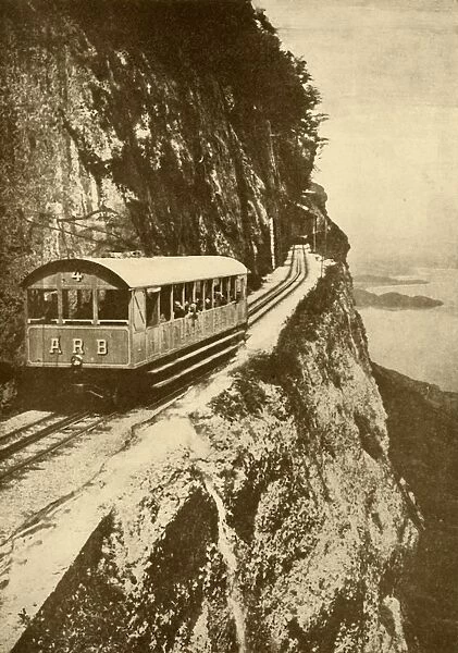 On the Arth-Rigi Railway, 1930. Creator: A. G Werthi