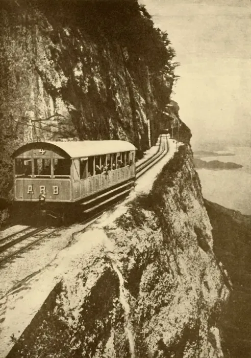 Framed Print : On the Arth-Rigi Railway, 1930. Creator: A. G Werthi Framed Print : On the Arth-Rigi Railway, 1930. Creator: A. G Werthi