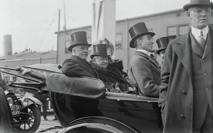 Framed Print : Arthur Balfour, Joseph Hodges Choate, Hugh S. Gibson, 1917. Creator: Bain News Service Framed Print : Arthur Balfour, Joseph Hodges Choate, Hugh S. Gibson, 1917. Creator: Bain News Service