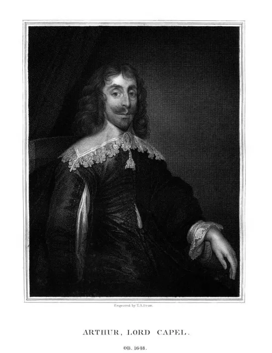 Framed Print : Arthur Capel, 1st Baron Capel, English royalist, (1825). Artist: TA Dean Framed Print : Arthur Capel, 1st Baron Capel, English royalist, (1825). Artist: TA Dean