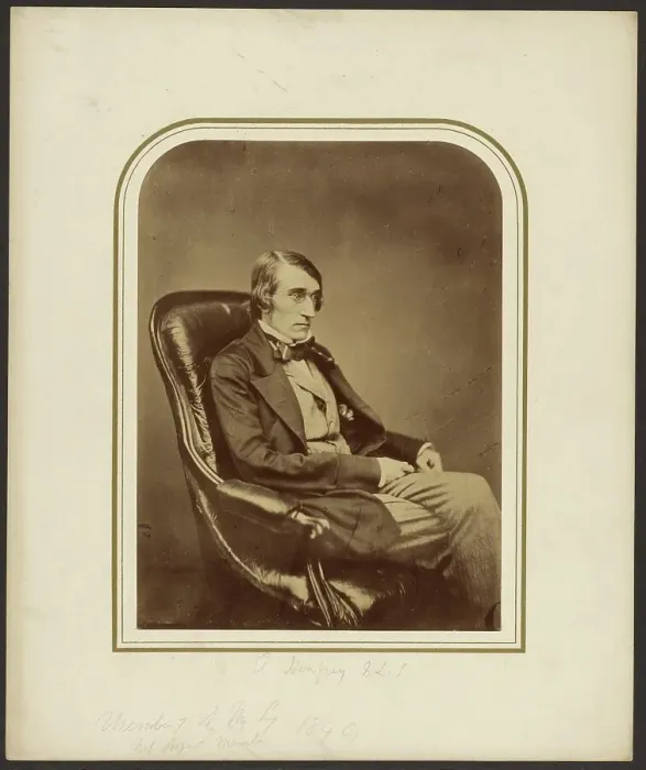 Framed Print : Arthur Henfrey, FLS, 1855. Creator: Maull & Polyblank Framed Print : Arthur Henfrey, FLS, 1855. Creator: Maull & Polyblank
